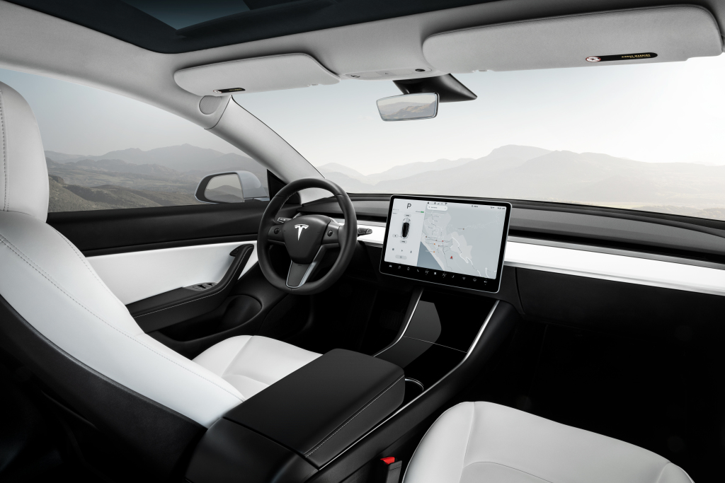 Tesla Model 3 interior