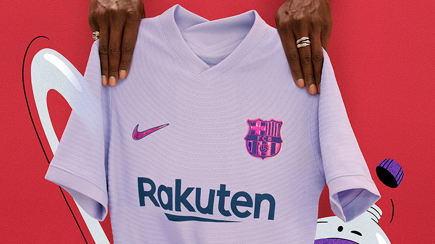 Bloemlezing Konijn specificatie FC Barcelona onthult nieuw uitshirt 21/22 met 'blaugrana' kleurmix