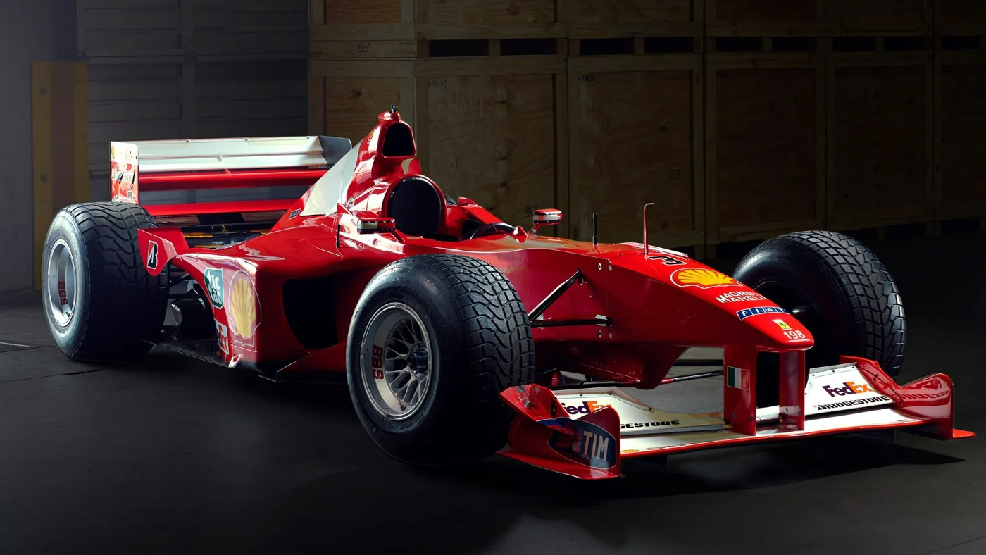 veelbelovend domein twist Formule 1-auto Michael Schumacher voor absurd bedrag te koop